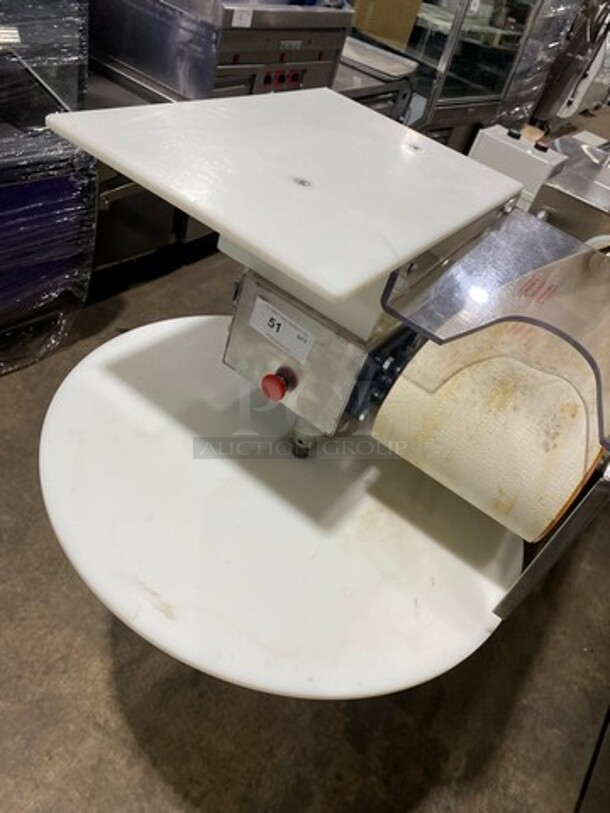 AMAZING! LATE MODEL! 2019 Excalibur Commercial Floor Style Bagel Divider/ Former! Stainless Steel! On Casters! WORKING WHEN REMOVED! Model: EXF300S SN: 190819Z 208/220V 60HZ 3 Phase - Image 8 of 12