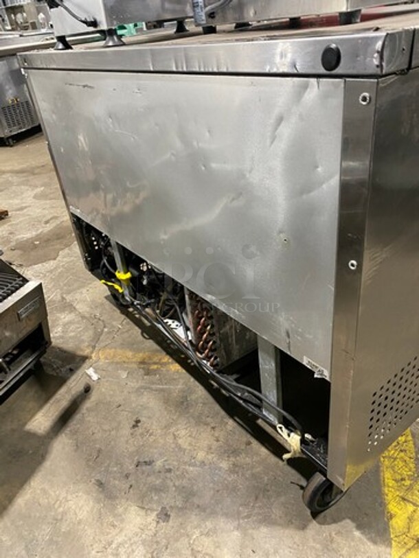 True Commercial 2 Door Refrigerated Lowboy/ Worktop Cooler! With Poly Coated Racks! All Stainless Steel! SN: 5349045 115V 60HZ 1 Phase - Image 3 of 8