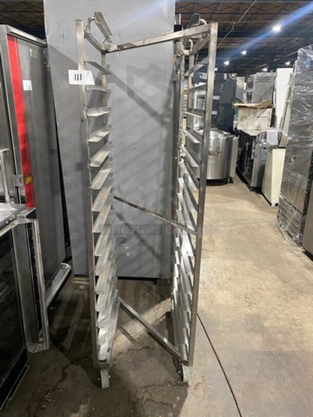 Channel Heavy Duty Stainless Steel Welded Commercial Pan Transport Rack! On Casters! - Image 1 of 10