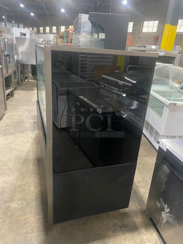 NICE! Commercial Refrigerated Bakery/ Deli Display Case Merchandiser! With Straight Front Glass! With Sliding Rear Access Doors! Stainless Steel Body! - Image 2 of 8