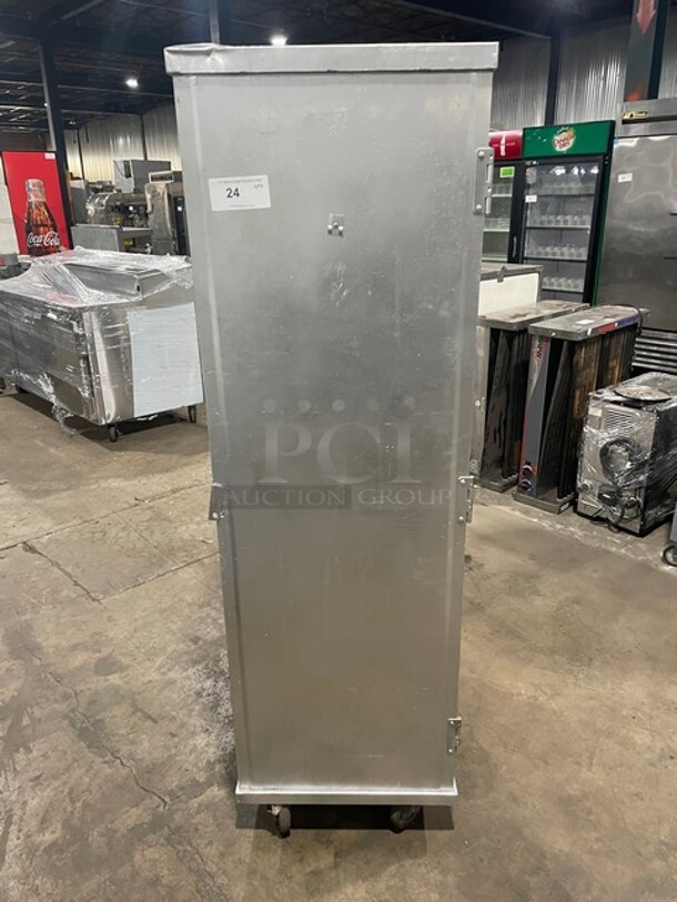 WOW! 40 Pan End Load Enclosed Bun/Sheet Pan Rack! On Commercial Casters! - Image 1 of 7