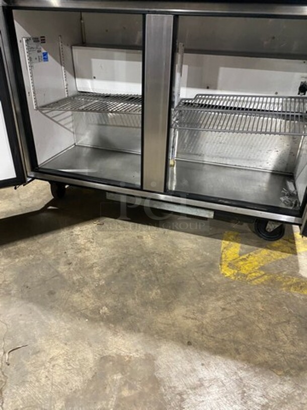 True Commercial 2 Door Refrigerated Lowboy/ Worktop Cooler! With Poly Coated Racks! All Stainless Steel! SN: 5349045 115V 60HZ 1 Phase - Image 5 of 8