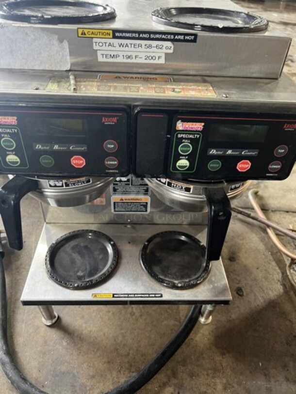 Bunn Dual Brewer Coffee Machine! 4 Pot Warmering Stations! Digital Brewing Control! On Legs!  - Image 3 of 5