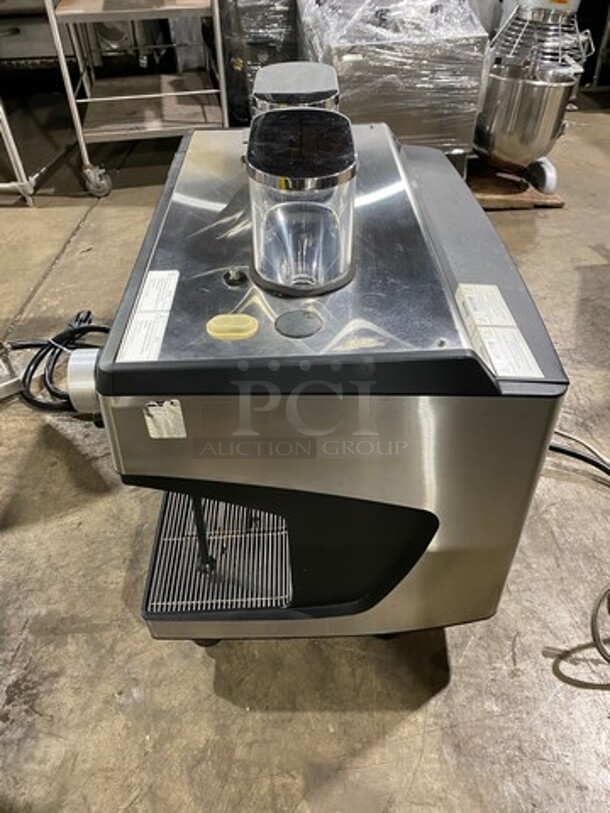 WOW ! LATE MODEL! Dunkin Donuts Edition! Schaerer Commercial Countertop 2 Group Espresso Machine! With Steam Lines! Stainless Steel! On Small Legs! Working When Removed! - Image 2 of 10