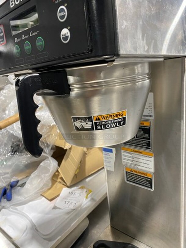 Bunn Commercial Countertop Coffee Brewing Machine! With Hot Water Dispenser! All Stainless Steel! Model: ICBDV SN: ICB0026445 120V 60HZ 1 Phase - Image 7 of 10