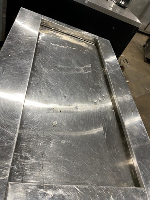 All Star Commercial Refrigerated Open Display Merchandiser! With Small Storage Space Underneath! All Stainless Steel! Model: 6999GTIREFC SN: 0910151 120V 60HZ 1 Phase - Image 5 of 9