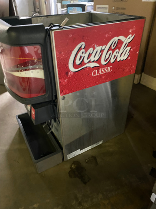 Lancer Commercial Countertop 6 Spout Beverage Dispenser Machine! With Ice Dispenser! Stainless Steel Body! Model: 4500 SN: 854526H0850M3P6P 115V 60HZ 1 Phase - Image 3 of 8