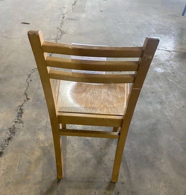 Wooden Dining Height Chairs! 10x Your Bid - Image 3 of 6