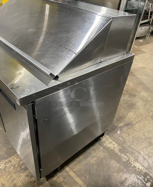 Randell Commercial Refrigerated Mega Top Sandwich Prep Table! With 2 Door Underneath Storage! All Stainless Steel! On Casters! MODEL 9030k-513 SN: W17942791 115V 1PH - Image 2 of 8