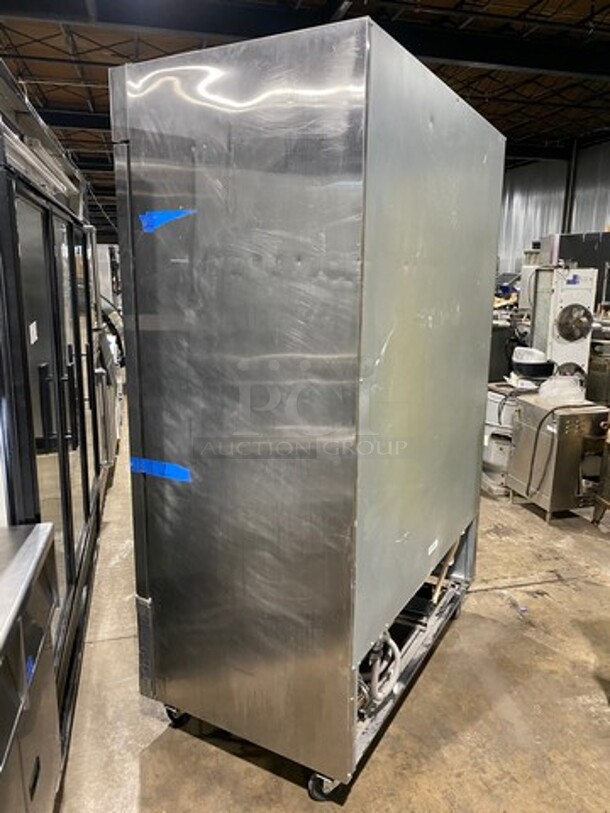 COOL! Maxx Cold Commercial 2 Door Reach In Refrigerator! With Poly Coated Racks! Solid Stainless Steel! On Casters! Model: MCR49FDRE 115V 60HZ 1 Phase - Image 4 of 10