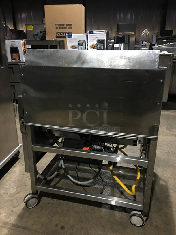 FABULOUS! Market Forge Natural Gas Powered Tilt Skillet/Braising Pan! All Stainless Steel! On Legs With Casters! Working When Removed! - Image 4 of 8