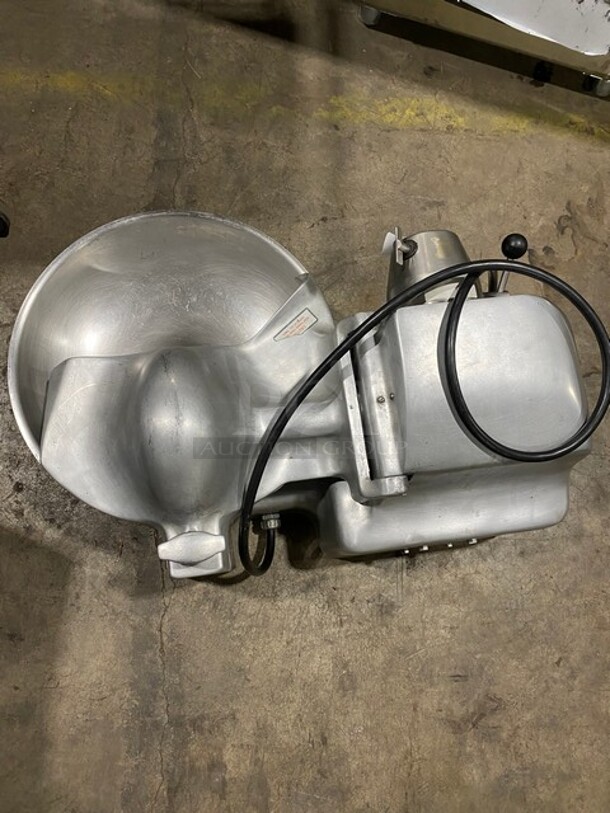 Hobart Commercial Countertop Buffalo Chopper! All Stainless Steel! Model: 84181D SN: 1916553 115V 60HZ 1 Phase! Working! - Image 7 of 9