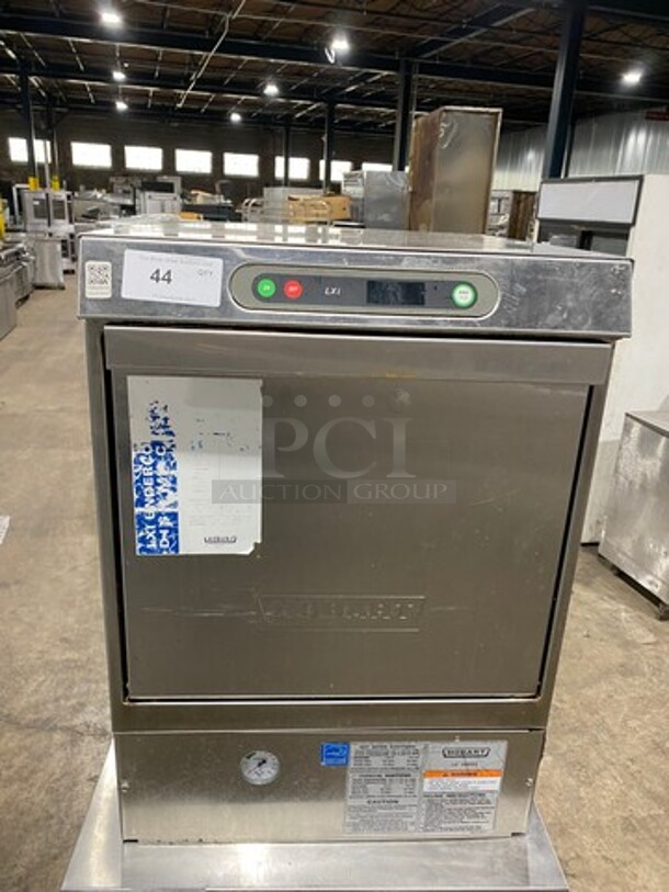 Hobart All Stainless Steel Under Counter Commercial Dishwasher! Model: LXIC SN: 231127445 120V 60HZ 1 Phase