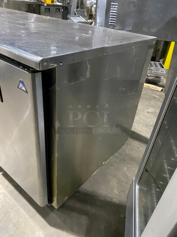 SWEET! Everest Commercial 3 Door Lowboy/Worktop Freezer! With Poly Coated Racks! All Stainless Steel! On Casters! Model: ETF3 115V 60HZ 1 Phase - Image 2 of 8