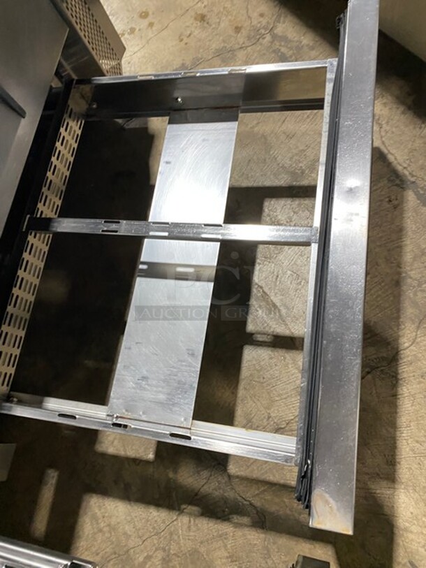 True Stainless Steel Commercial 4 Drawer Chef Base On Casters! MODEL TRCB-72 SN: 7307092 115V 1PH - Image 6 of 9