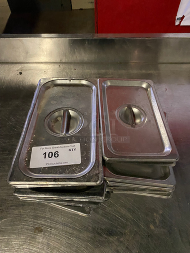 Steamtable Pan Lids! All Stainless Steel! 11x Your Bid!