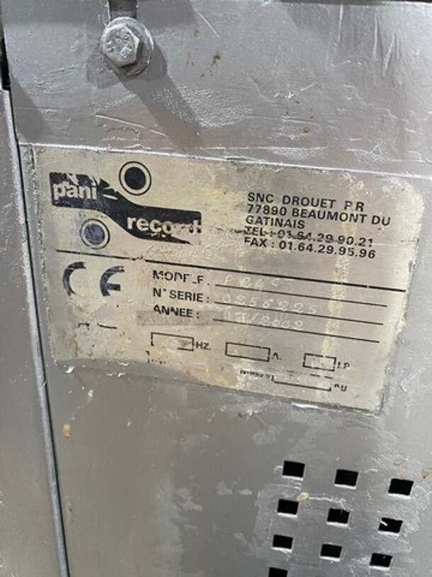 Panimatic Commercial Floor Style Square Cut Dough Molder/ Divider! All Stainless Steel! On Casters! Model: P24C SN: 0256225 - Image 8 of 9