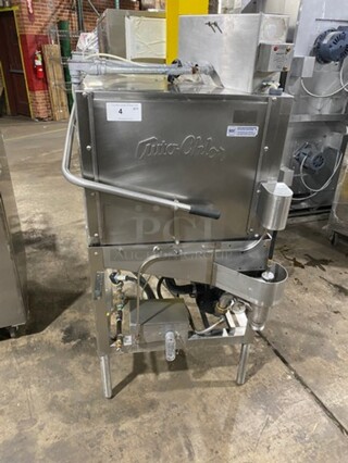 Auto Chlor Commercial Heavy-Duty Pass-Through Dish Washer! All Stainless Steel! On Legs! Model: A5L! Working When Removed!