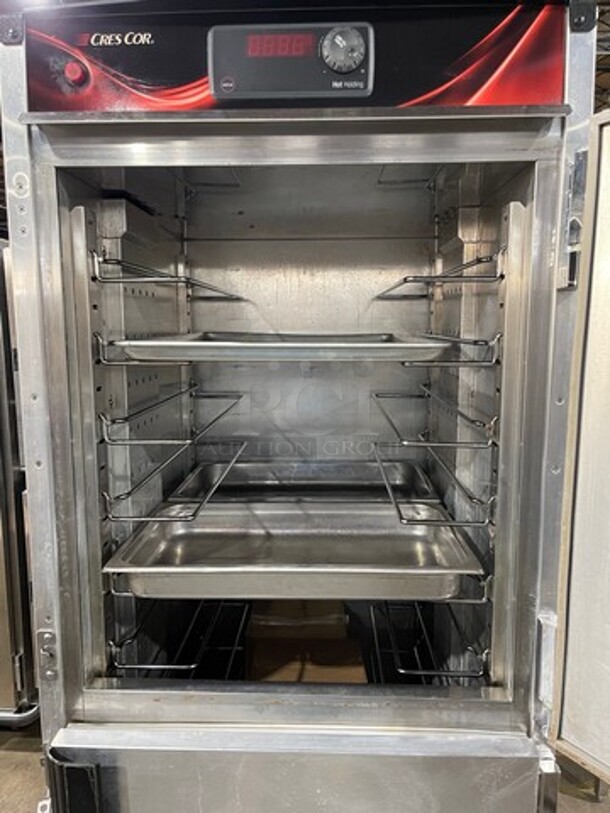 Cres Cor Commercial Insulated Warming/Proofing Cabinet! With 2 Half Doors! Holds Full Size Trays! All Stainless Steel! On Casters! WORKING WHEN REMOVED! Model: H137UA12D SN: GBBJ2646921368 120V 60HZ 1 Phase - Image 3 of 9