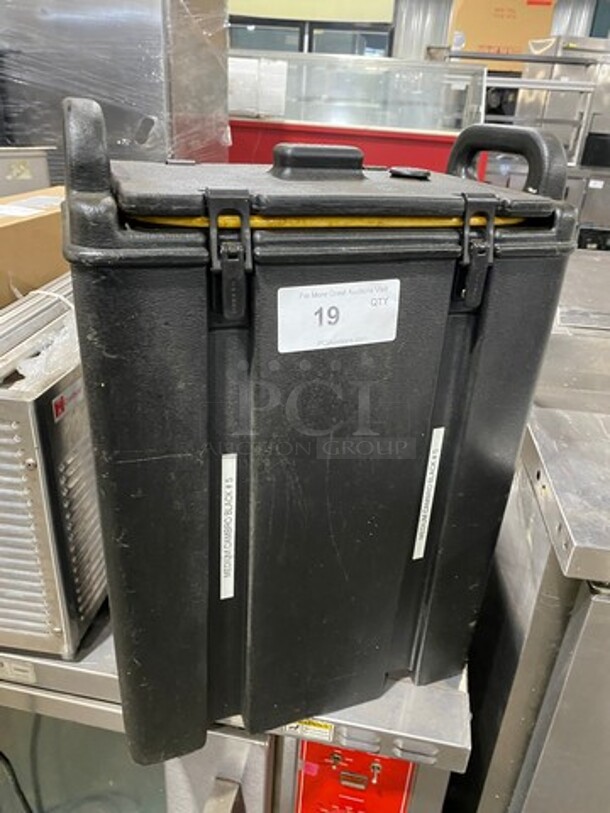 Cambro Insulated Beverage Dispenser/ Holder! With Side Handles! With Lid! - Image 1 of 5