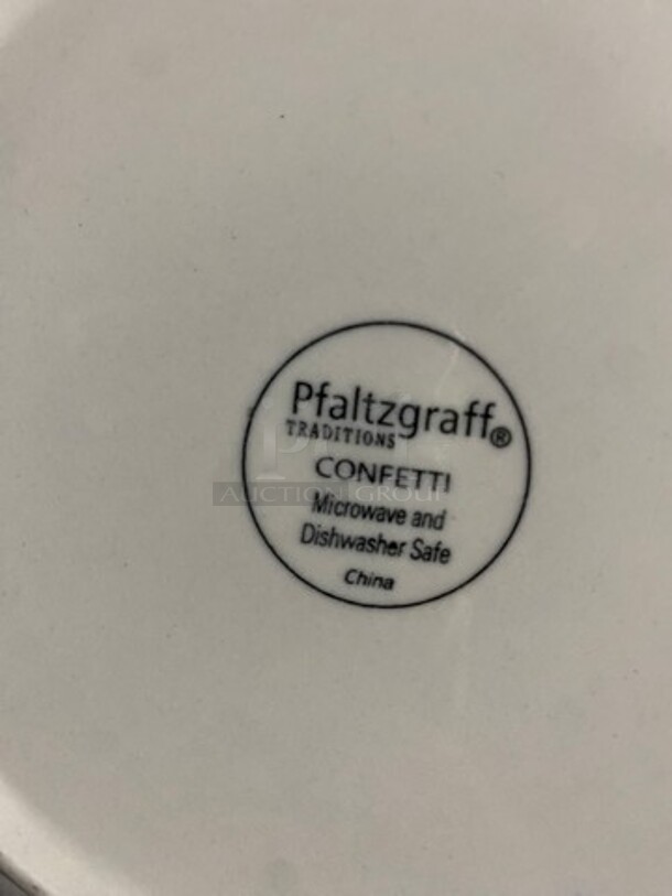 ALL ONE MONEY! Round White Ceramic Serving Plates! - Image 4 of 5