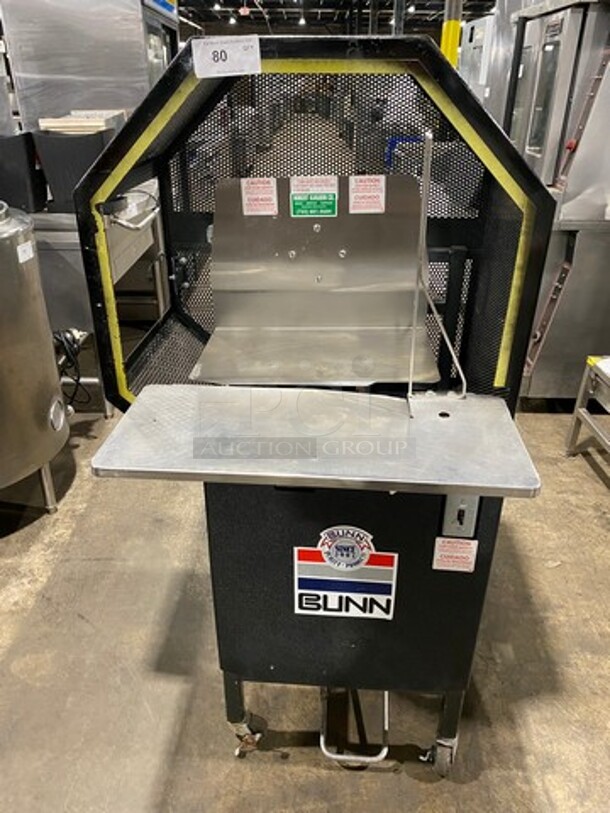 GREAT FIND! Bunn Commercial Electric Powered Package Tying Machine! Stainless Steel! On Casters! Model: 1691 SN: 88937 - Image 1 of 9