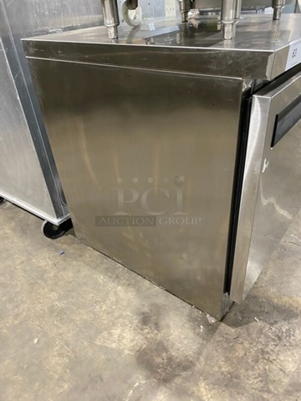 Dukers Commercial Single Door Refrigerated Lowboy/ Worktop Freezer! With Poly Coated Rack! Solid Stainless Steel! Model: DUC29F 115V 60HZ 1 Phase - Image 2 of 7