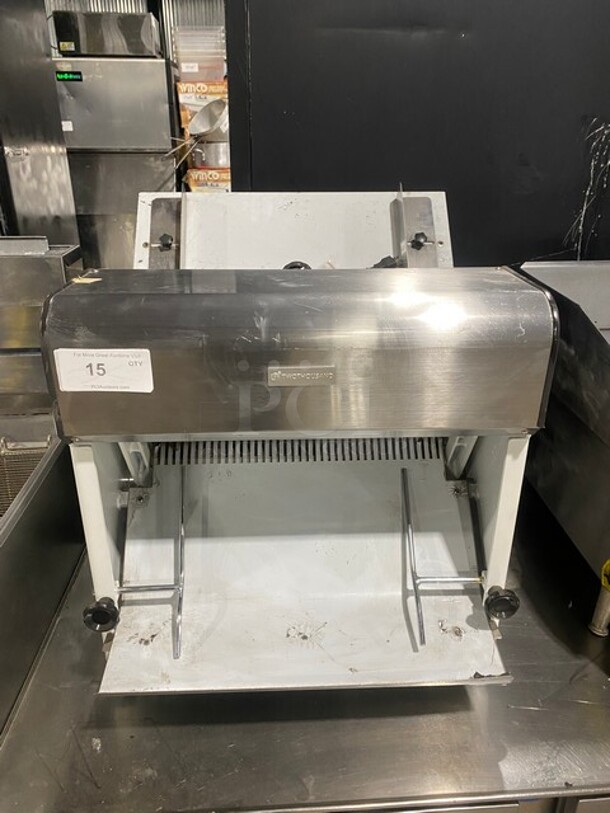 Twothousand Countertop Commercial Bread Slicer! All Stainless Steel! MODEL TTD7B 110V