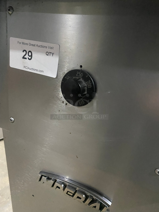 Imperial Commercial Natural Gas Powered Pasta Cooker! With Backsplash! With Frying Basket! All Stainless Steel! On Casters! - Image 8 of 9