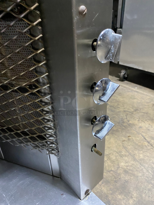 Attias Commercial Natural Gas Powered Countertop Gyro Machine! All Stainless Steel! - Image 7 of 10