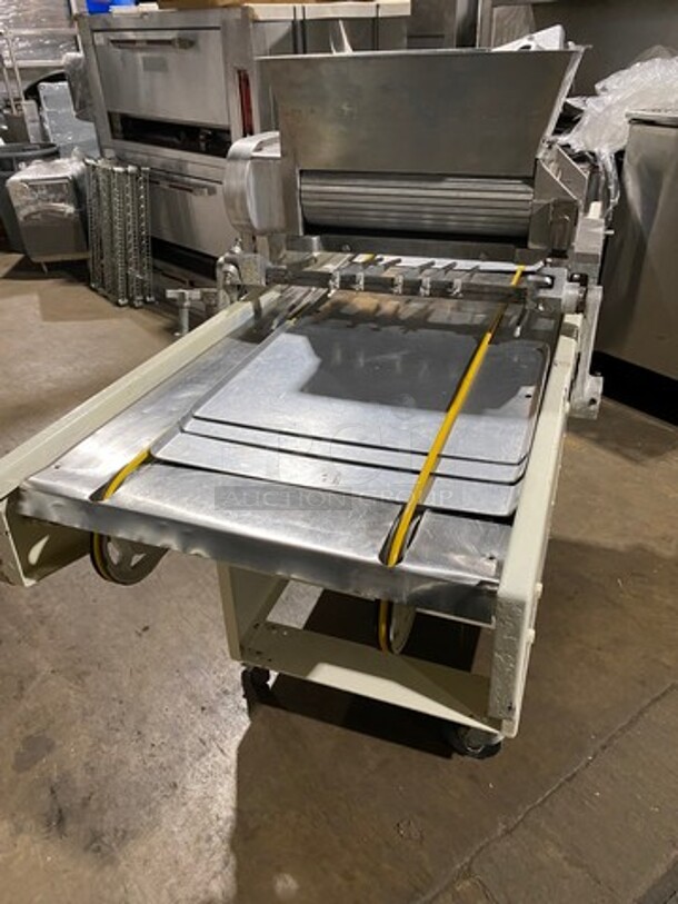 WOW! Champion Commercial Electric Powered Cookie Depositor! With 3 X Dye's! On Casters! WORKING WHEN REMOVED! Model: 65SETL SN: 01020 115V 60HZ 1 Phase - Image 4 of 12
