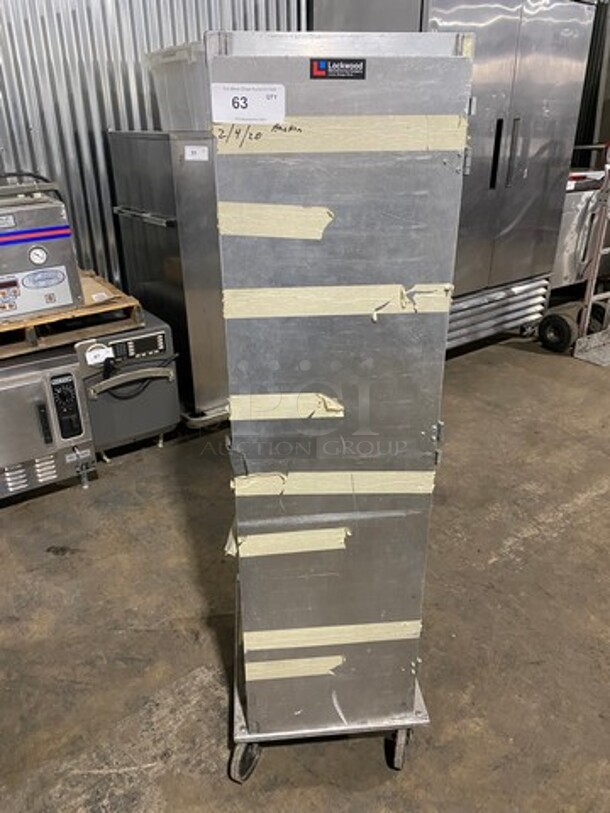 Lockwood Commercial Single Door Enclosed Pan Rack! Solid Stainless Steel! On Casters! Model: CA60RR25C - Image 1 of 7