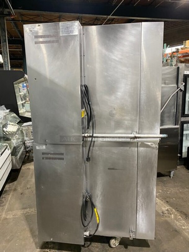 Vulcan Commercial Natural Gas Powered Double Deck Convection Oven! With View Through Doors! Metal Oven Racks! All Stainless Steel! On Casters! 2x Your Bid Makes One Unit! Model: SG1010T SN: 48043915 - Image 3 of 9