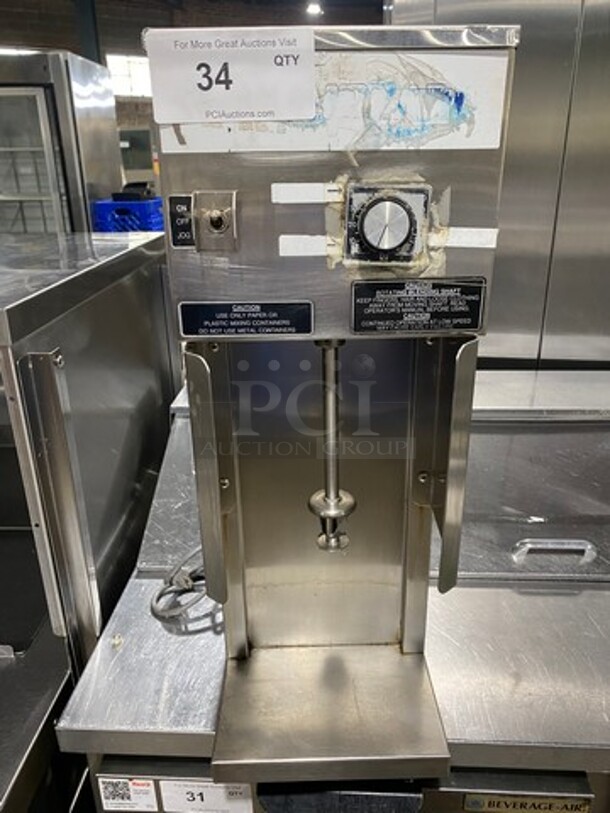 International Dairy Queen Commercial Countertop Blizzard Mixer! Solid Stainless Steel! Model: BM3 SN: H2D12330 120V 60HZ 1 Phase - Image 1 of 8