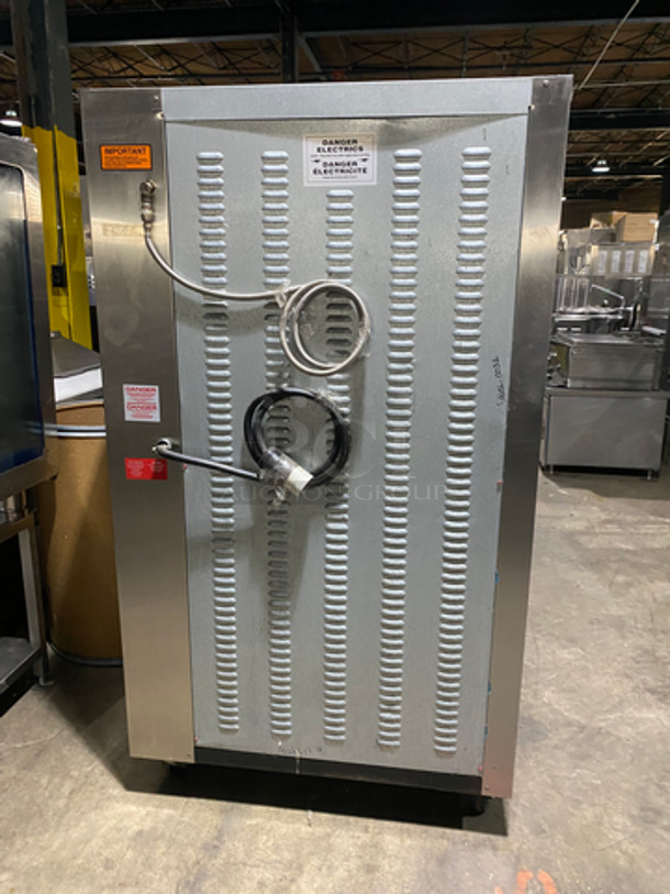 BEAUTIFUL! LATE MODEL! Doyon Baking Equipment Commercial Electric Powered Convection/Proofer Oven! With Steam Injection! With View Through Doors! With Metal Oven Racks! All Stainless Steel! On Casters! Model: JAOP6SL SN: 213550001211 208V 60HZ 3 Phase - Image 3 of 10
