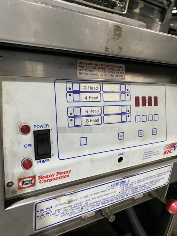 Henny Penny Commercial Electric Powered Pressure Fryer! All Stainless Steel! On Casters! Model: PF180 SN: KP017IG 115V 60HZ 1 Phase - Image 8 of 11