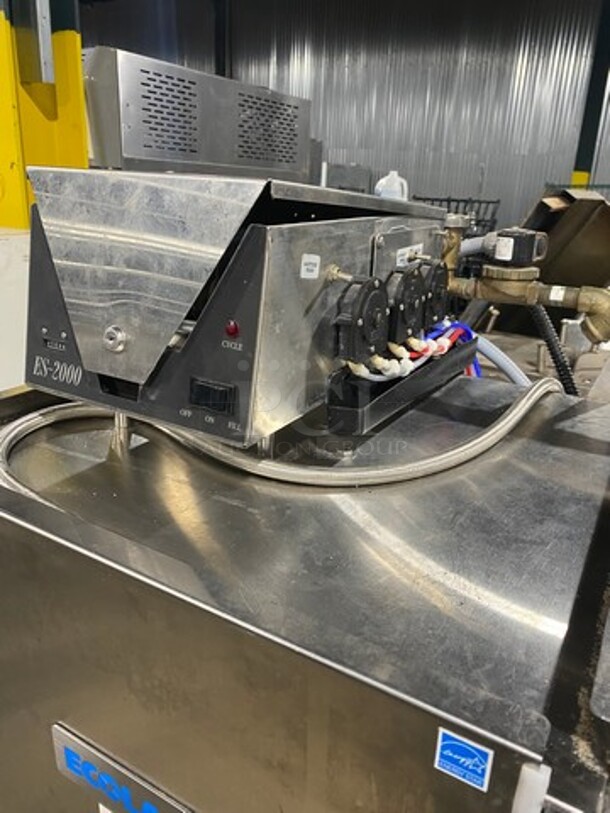 Jackson Ecolab Commercial Pass-Through Dishwasher Machine! All Stainless Steel! On Legs! Model: ES200 SN: 14I297114 115V 60HZ 1 Phase - Image 5 of 12