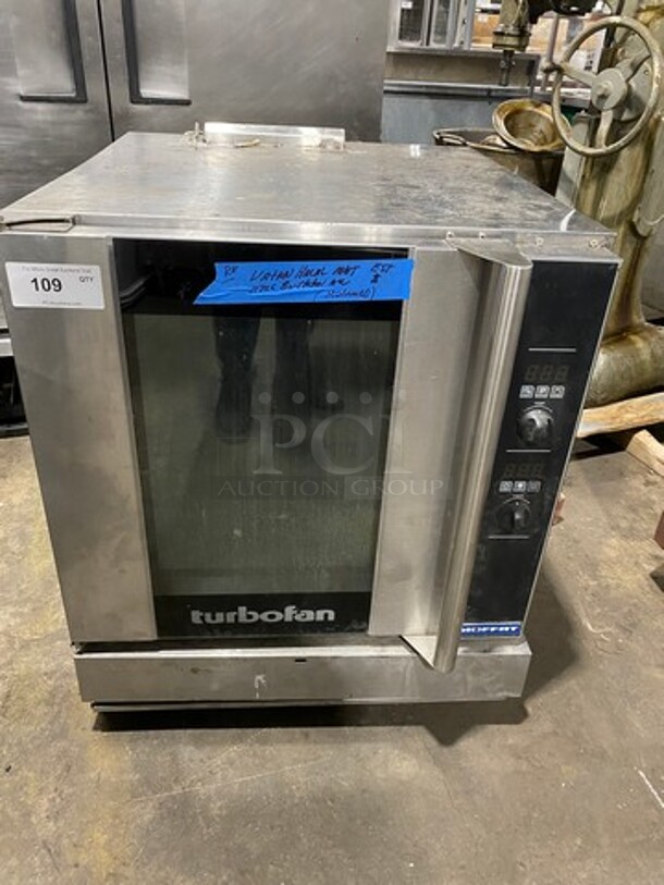Turbofan Moffat Commercial Natural Gas Powered Convection Oven! All Stainless Steel!