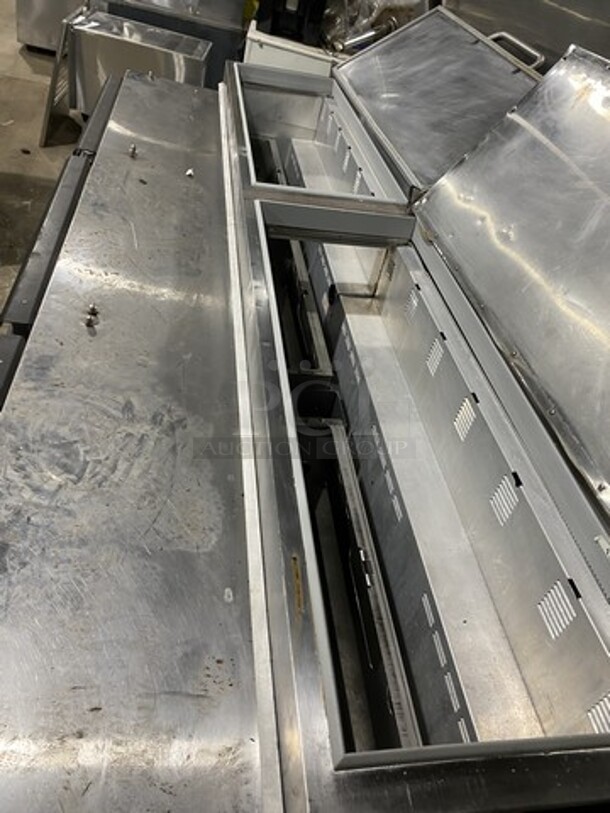 Silver King Refrigerated 6 Drawer Pizza Prep Station! Model SKPZ92D1 Serial SBCM145050B! 115V 1Phase! On Casters! - Image 8 of 9