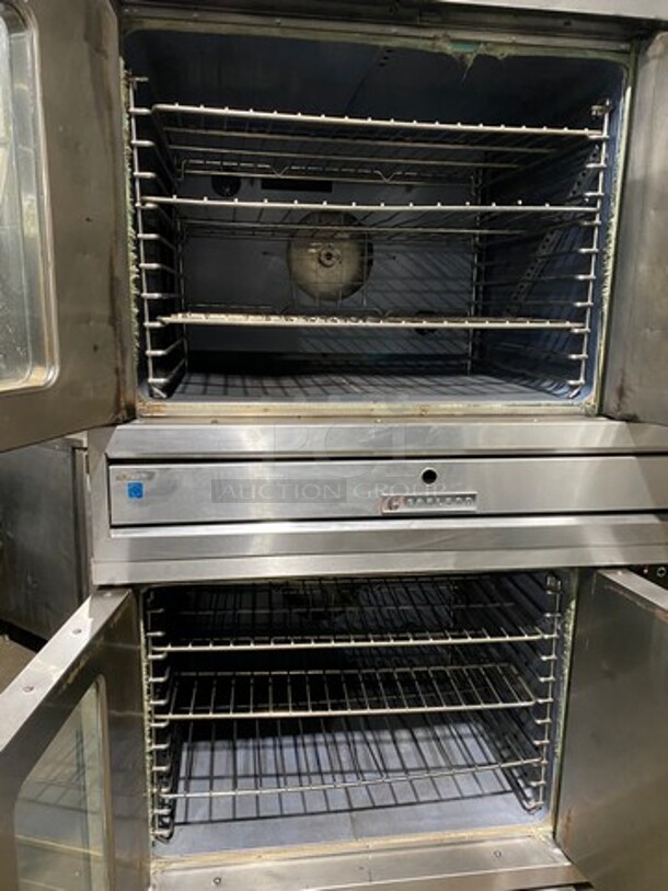 Garland Commercial Natural Gas Powered Double Deck Convection Oven! With View Through Doors! Metal Oven Racks! All Stainless Steel! On Casters! 2x Your Bid Makes One Unit! Model: TTG3 - Image 5 of 10