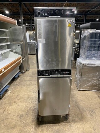 NIce! 2018 LATE MODEL! ALTO-SHAAM 3 In 1 Cooking Center- Smoker/Cook-N-Hold/Food Warmer Holding Cabinet! On Commercial Casters! MODEL 1000-SK Serial 2377537-000 208-240V/60Hz/1 Phase