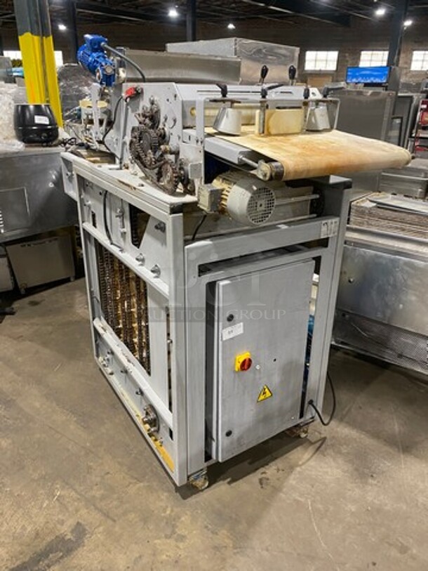 Zelaieta Commercial Floor Style Electric Powered Bread/Baguette Former/Molder! All Stainless Steel! On Casters! - Image 12 of 12