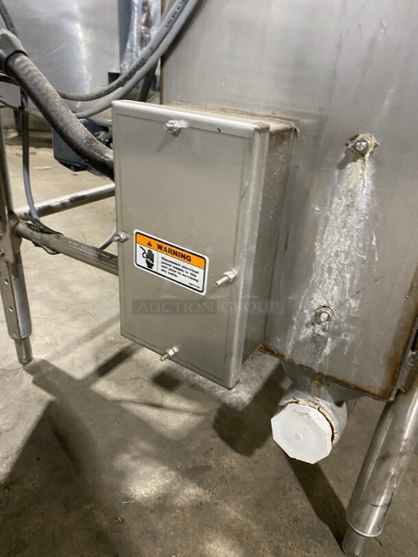 Hobart Commercial Pass-Through Dishwasher! All Stainless Steel! On Legs! Model: AM14T SN: 231048799 208/240V 60HZ 3 Phase - Image 10 of 10