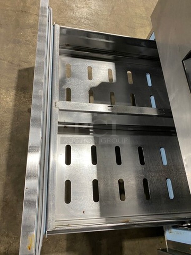 Delfield Manitowoc Commercial Refrigerated 2 Drawer Chef Base! All Stainless Steel! On Casters! - Image 6 of 8