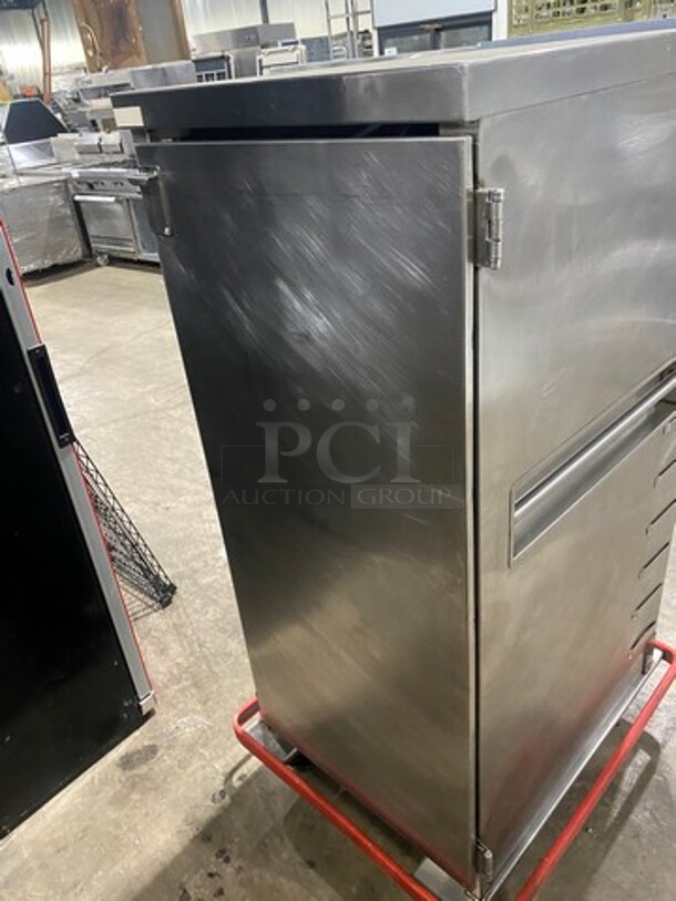 Commercial Dual Side Door Enclosed Pan Rack! Solid Stainless Steel! On Casters! - Image 4 of 8
