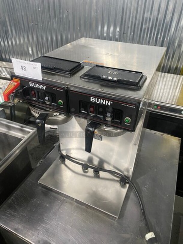 Bunn Commercial Countertop Dual Coffee Brewing Machine! All Stainless Steel! Model: CWTFTWIN SN: TWIN052477 120/240V 60HZ 1 Phase - Image 11 of 11