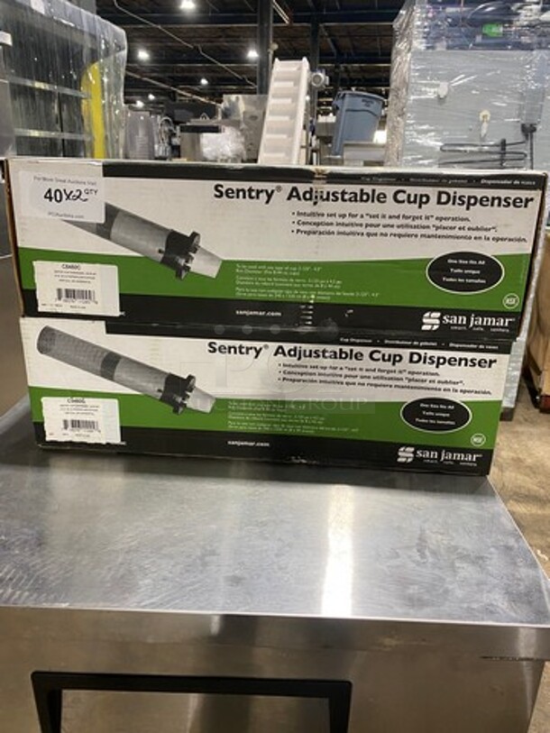NEW! IN THE BOX! San Jamar Adjustable Fit Cup Dispenser! 2x Your Bid! - Image 1 of 7