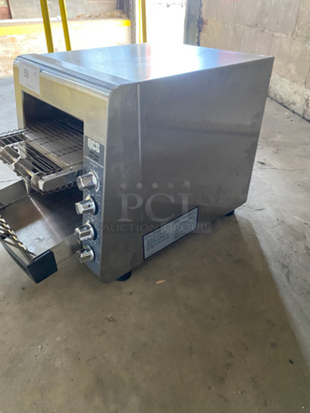 Star Commercial Countertop Conveyor Toaster Oven! All Stainless Steel! On Small Legs! Model: QCS280C 208V 60HZ 1 Phase - Image 2 of 8