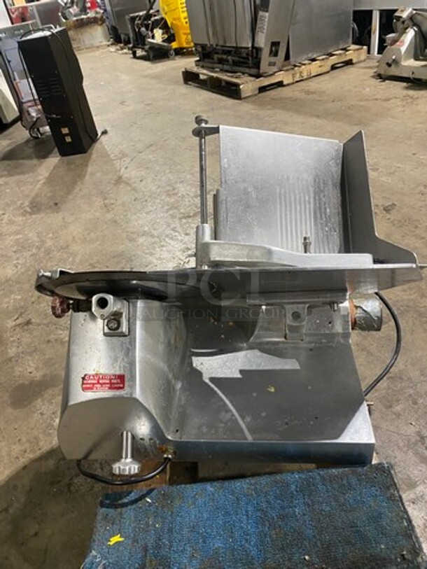 Fleetwood Commercial Countertop Deli/ Meat Slicer! All Stainless Steel! - Image 4 of 7