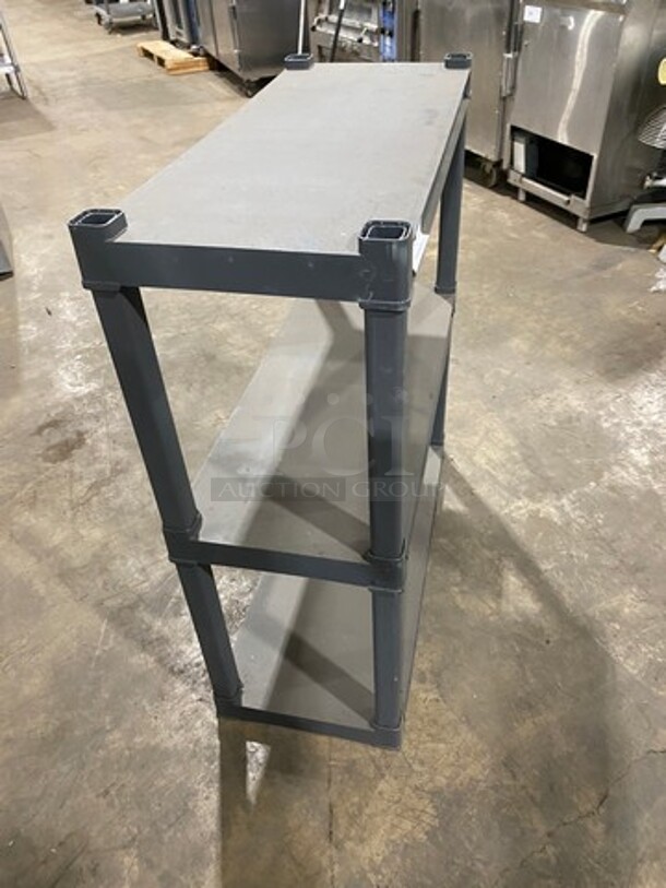 Sterilite Grey Poly Shelf! - Image 2 of 5